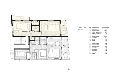 S1 – Istra, Umag, okolica – moderan stan u prizemlju 117,46 m2, 150 metara od mora