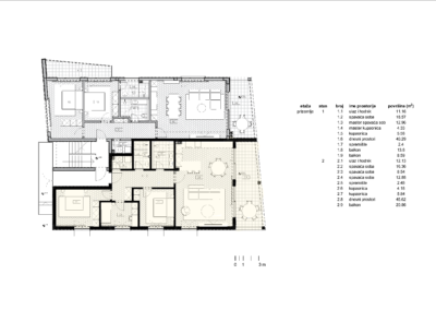 S2 – Istra, Umag, okolica – trosoban stan u prizemlju 128,85 m2, 150 m od mora